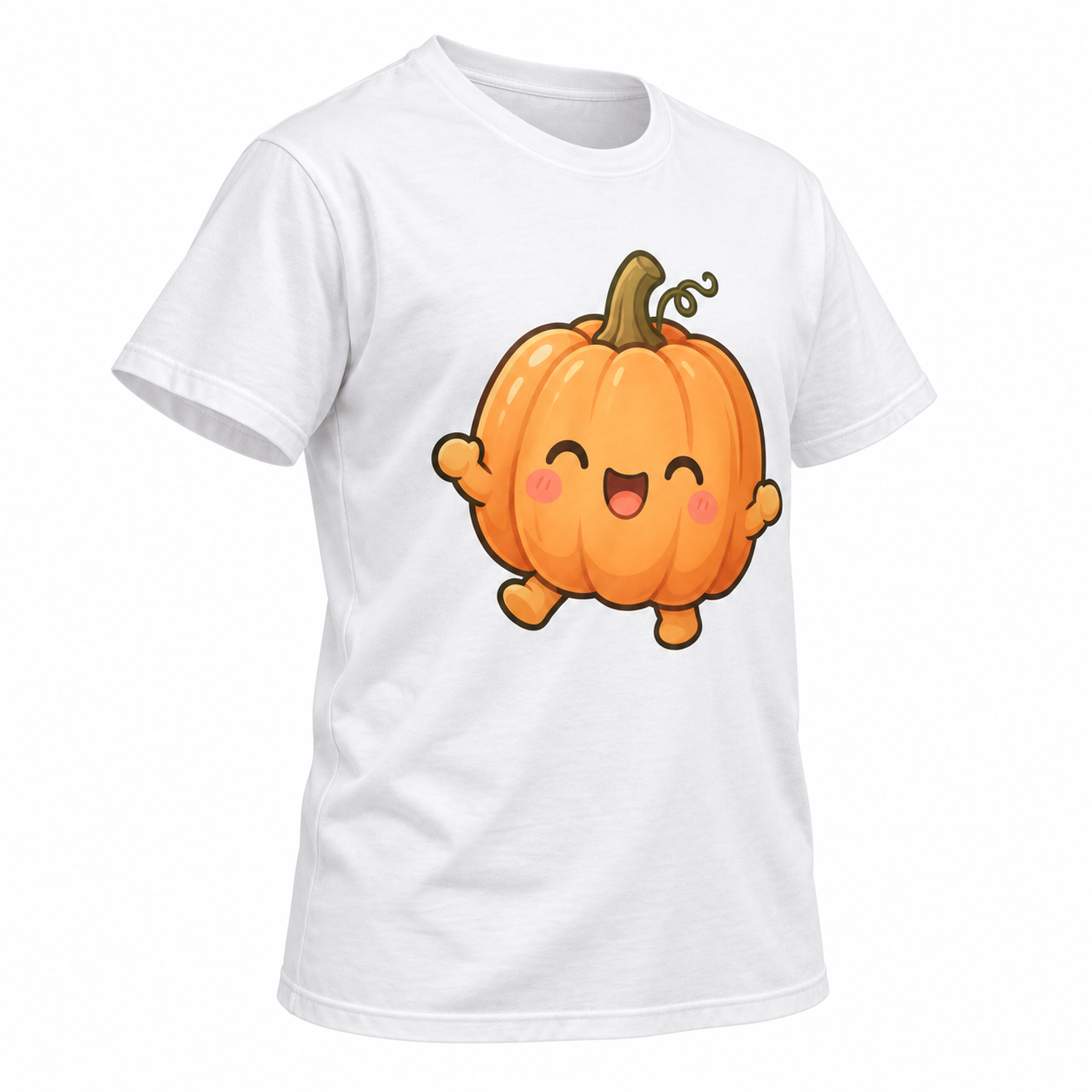 Funny Cute Chibi Pumpkin T-shirt 1