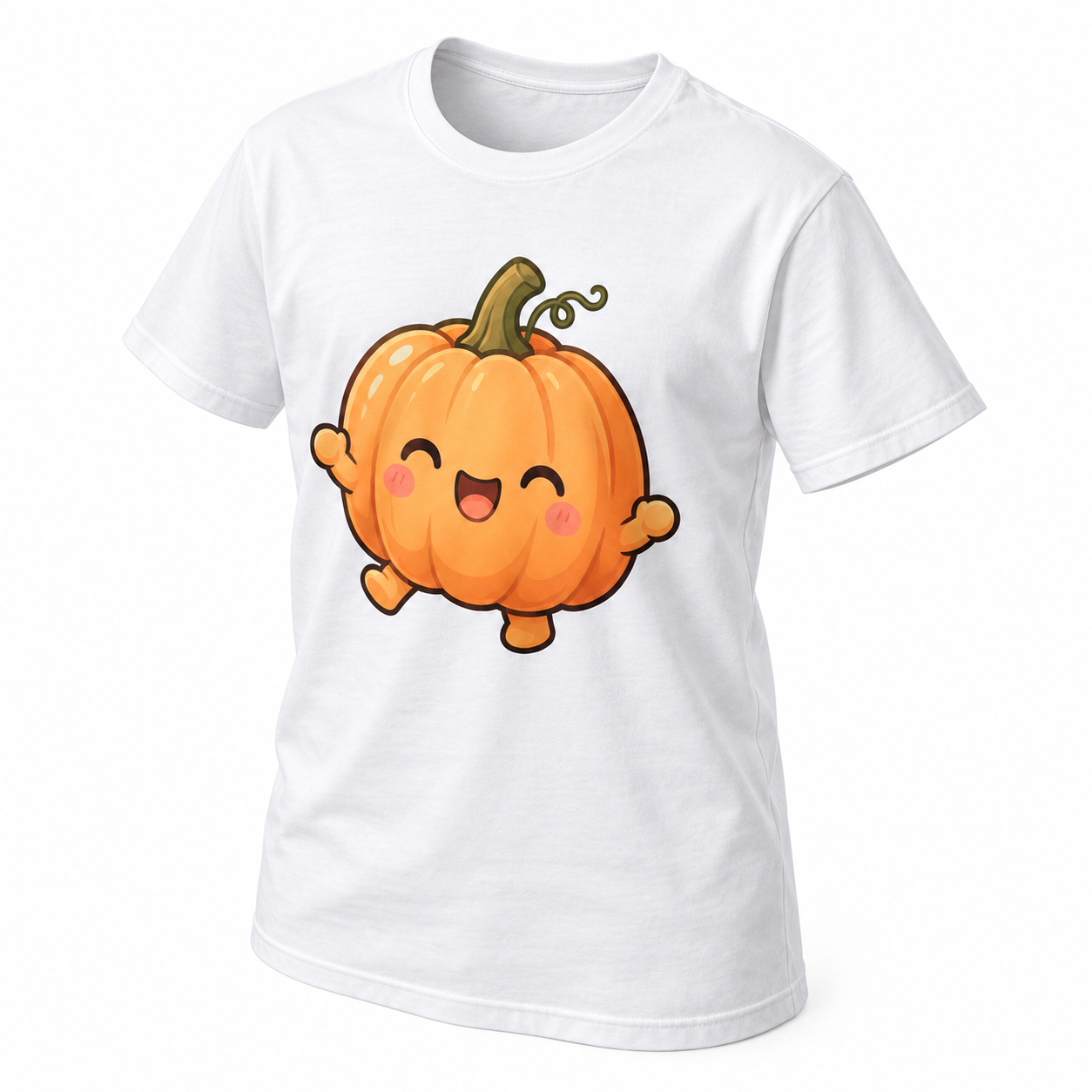 Funny Cute Chibi Pumpkin T-shirt 2