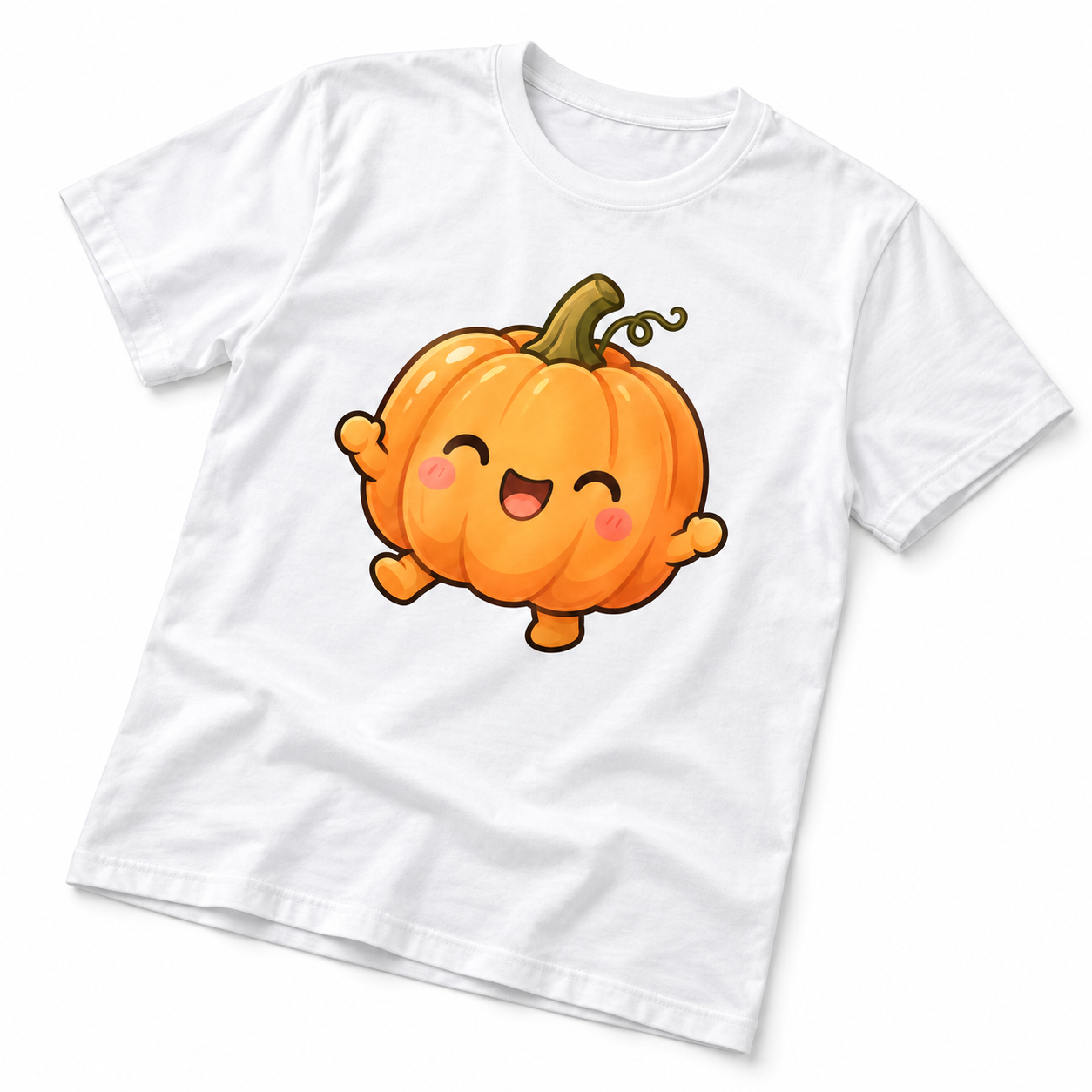 Funny Cute Chibi Pumpkin T-shirt 3