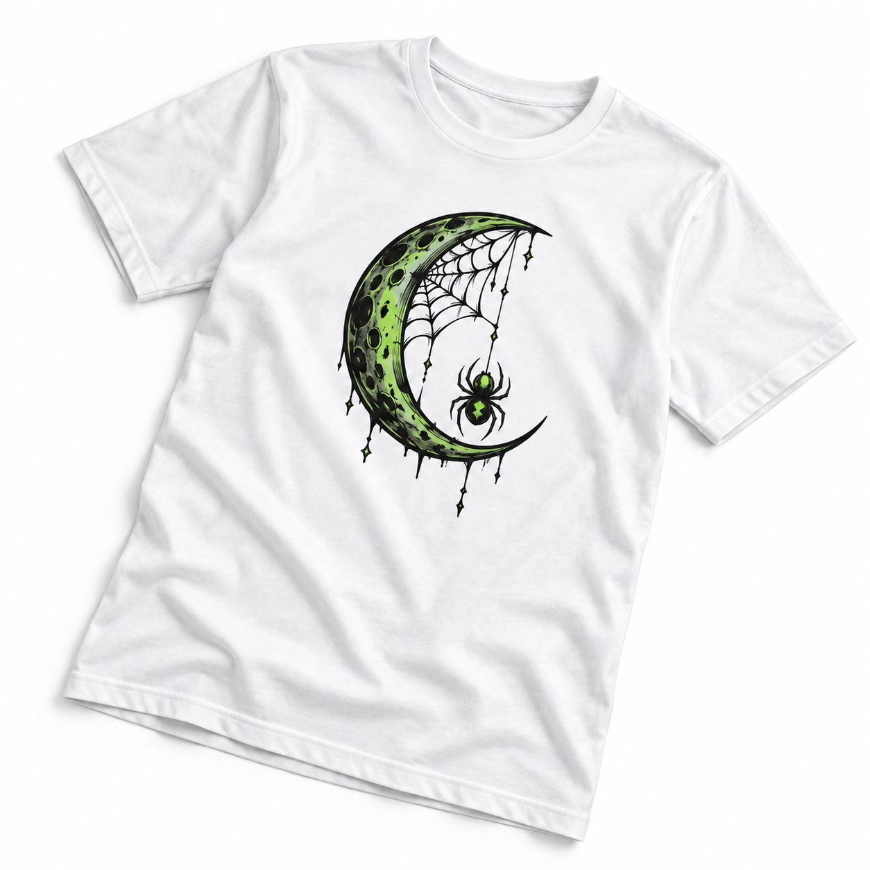 Spider Crescent Moon T-shirt