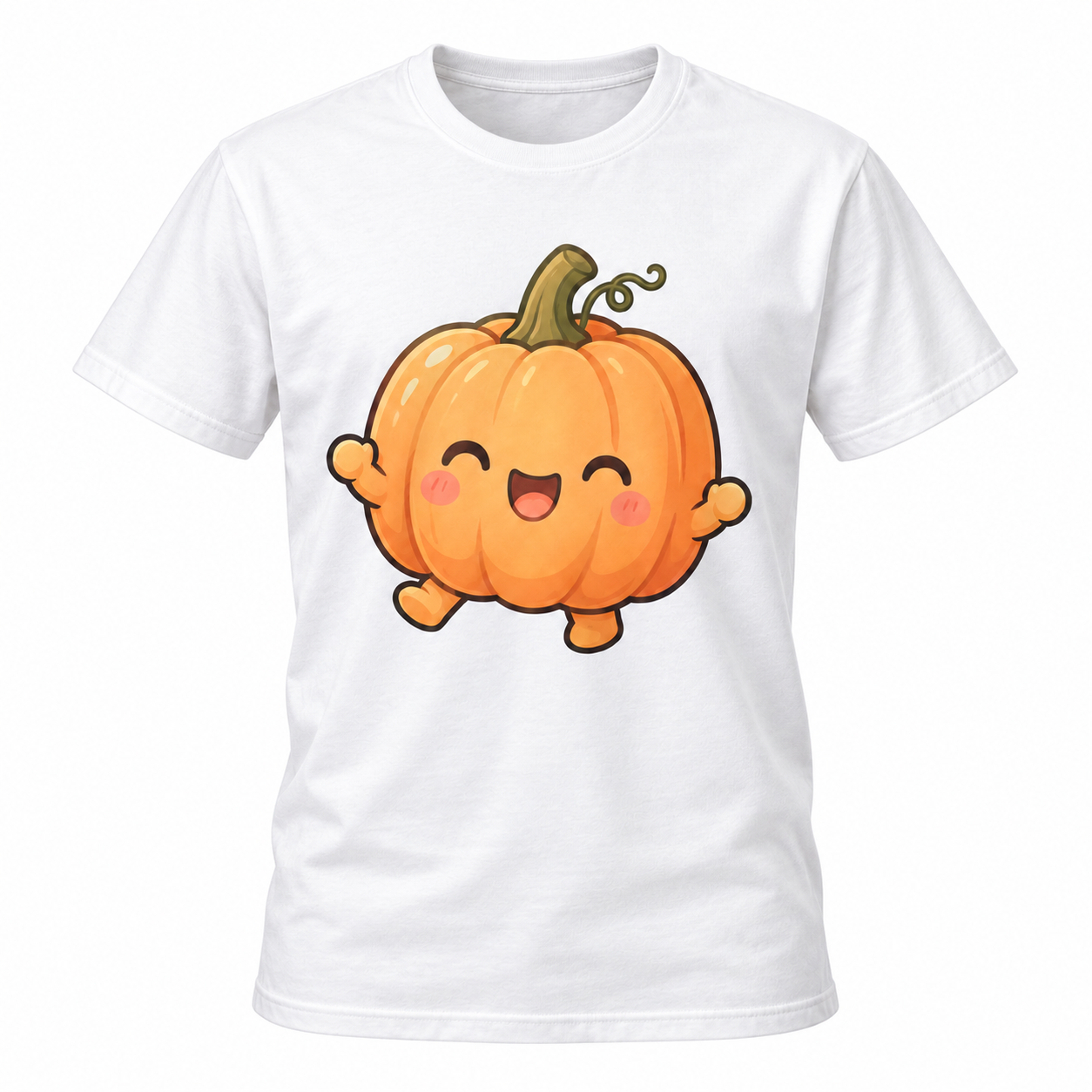 Funny Cute Chibi Pumpkin T-shirt 4