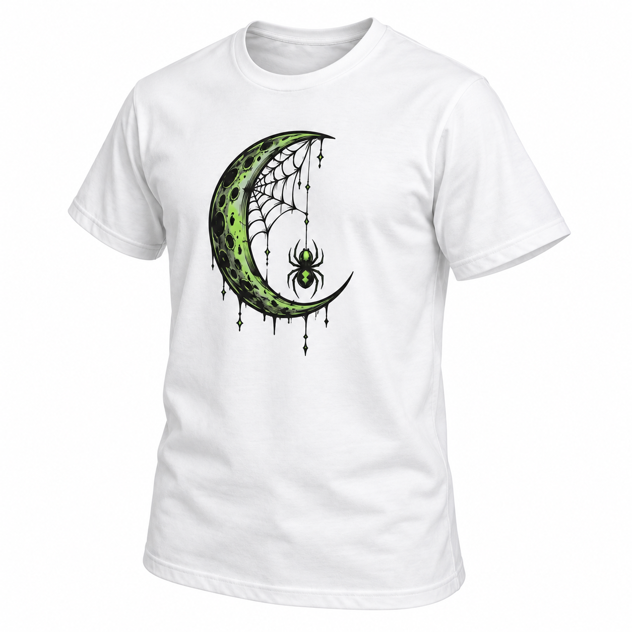 Spider Crescent Moon T-shirt 2