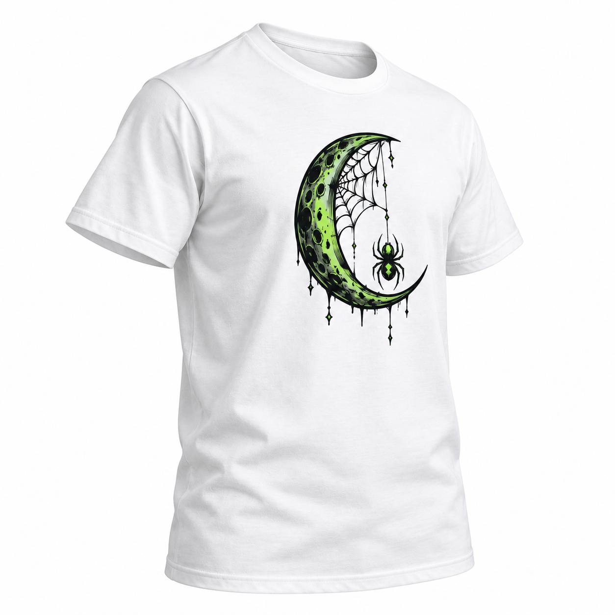 Spider Crescent Moon T-shirt 3