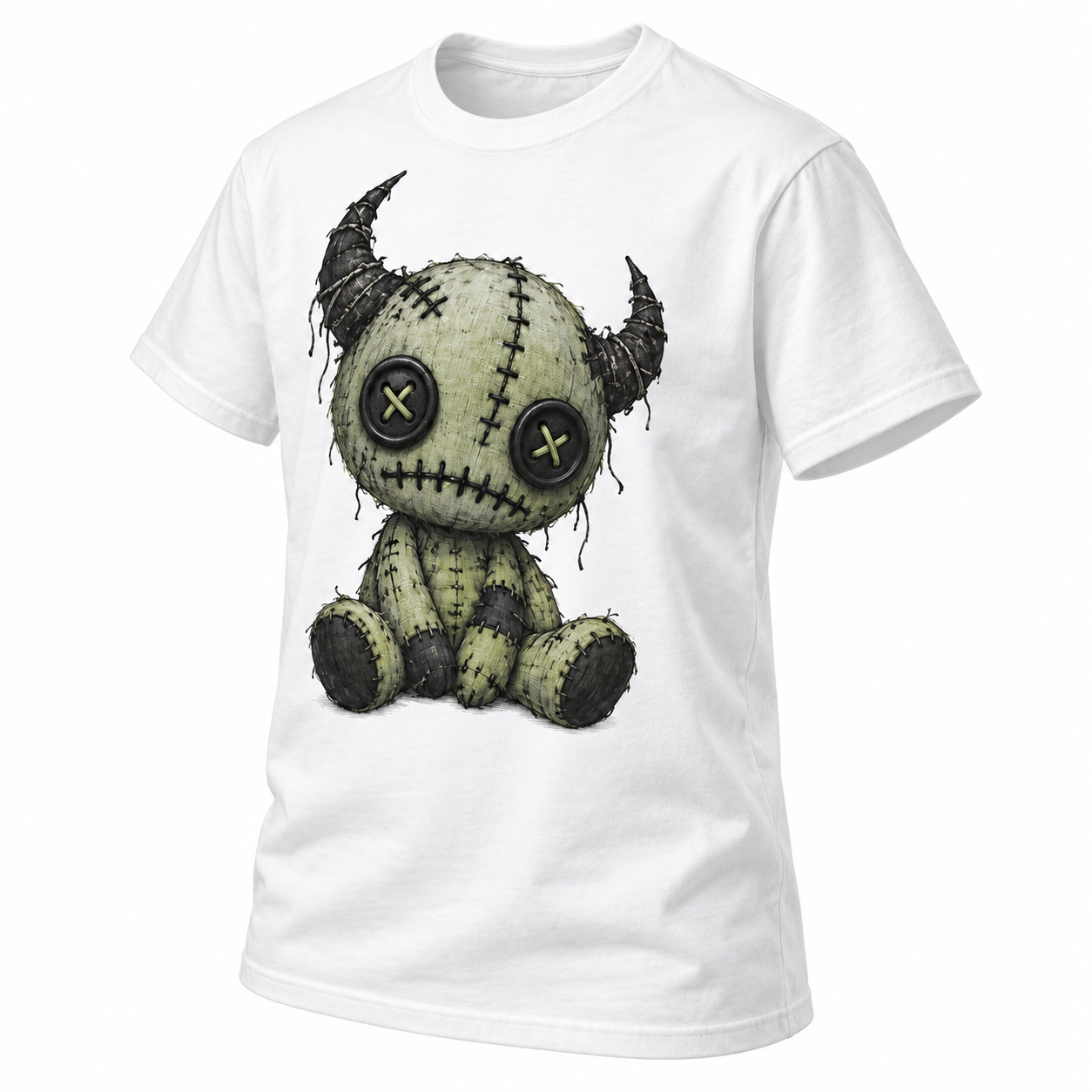 Stitched monster doll T-shirt 1