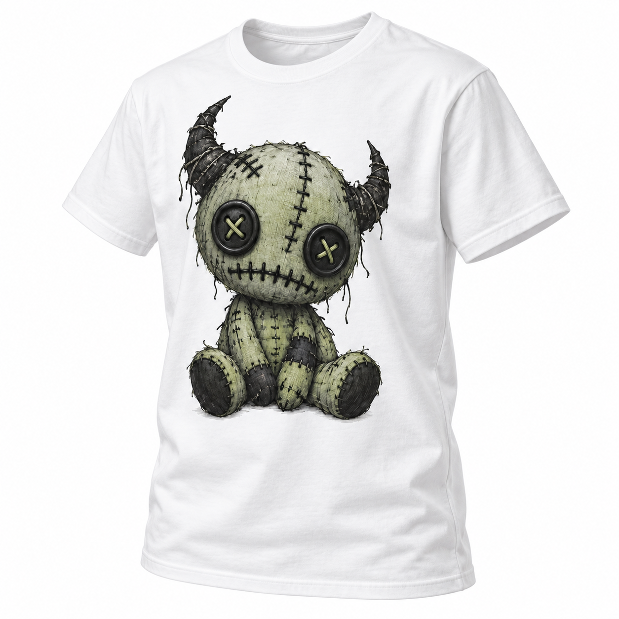 Stitched monster doll T-shirt 2