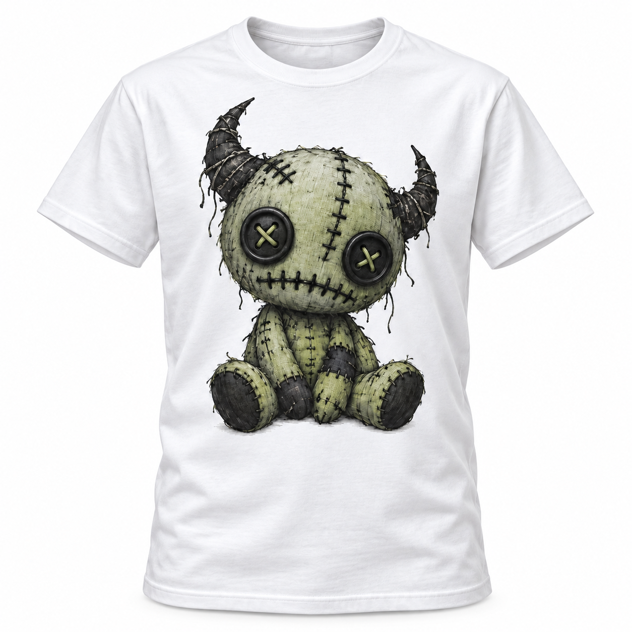Stitched monster doll T-shirt 3