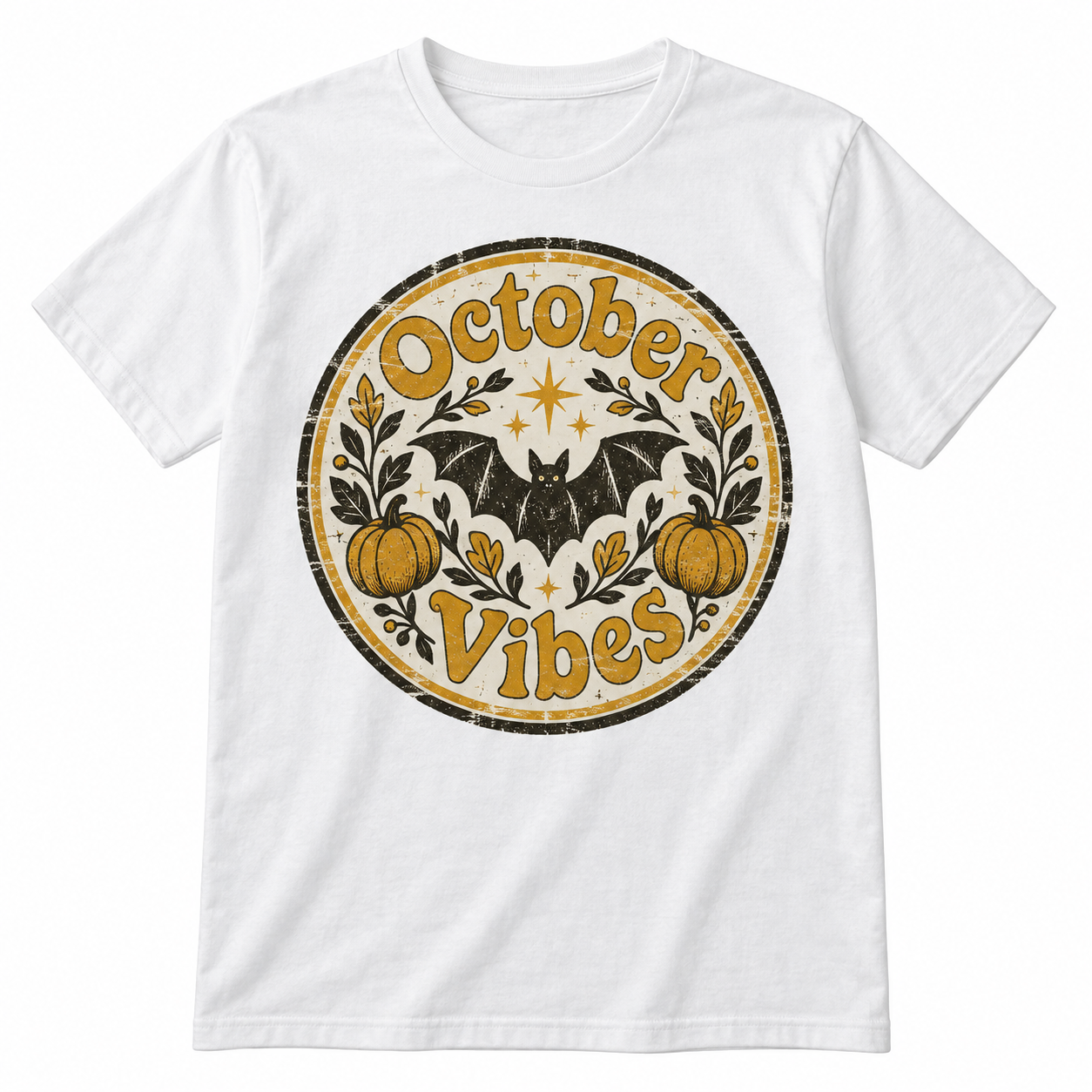October Vibes Halloween T-shirt 5